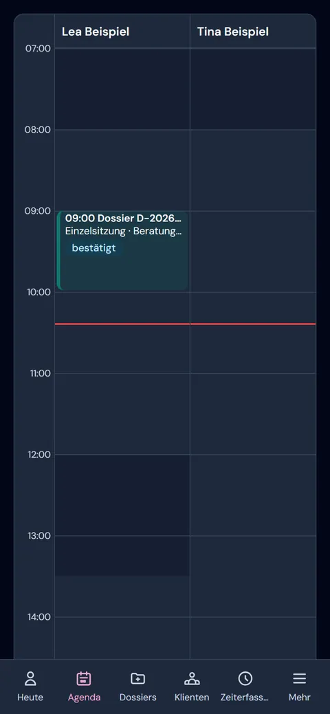Agenda am Handy